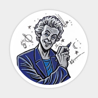 Peter Capaldi (Moon Man) Magnet